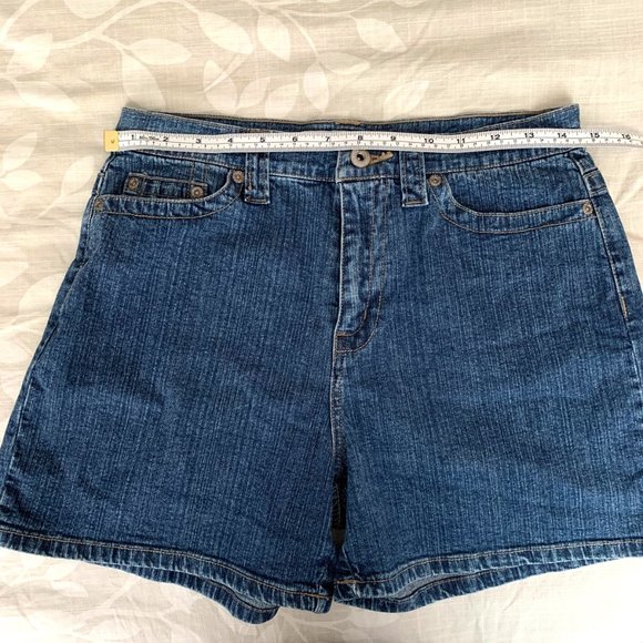 Faded Glory Blue Stretch Shorts - Picture 4 of 6